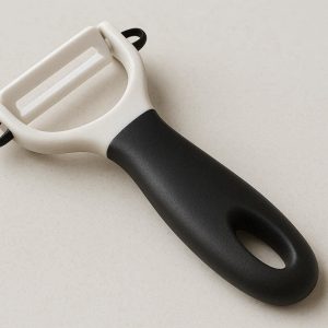 Precision Ceramic Vegetable Peeler with Non Rusting Blade and Lightweight Ergonomic Handle for Healthy Fruit Prep